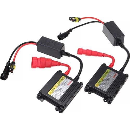 2pcs 12V 55W HID Ballast Replacement Slim Ballast Car Xenon Light Kit for H1 H3 H4 H7 H8 H9 H10 H11 H13 9003 9004 Headlight