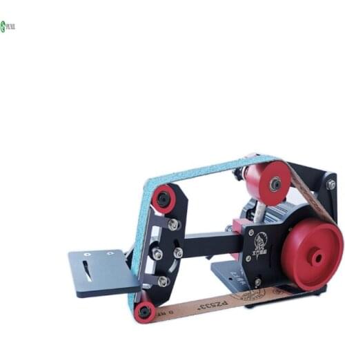 Small abrasive belt machine industrial grade desktop knife sharpener household diy open edge fixed angle polishing electric knif