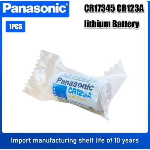 1PCS Panasonic CR123A CR123A CR123 123A CR 123 A123 CR17345 16340 3V Lithium Battery for Camera Flashlight dry primary cell