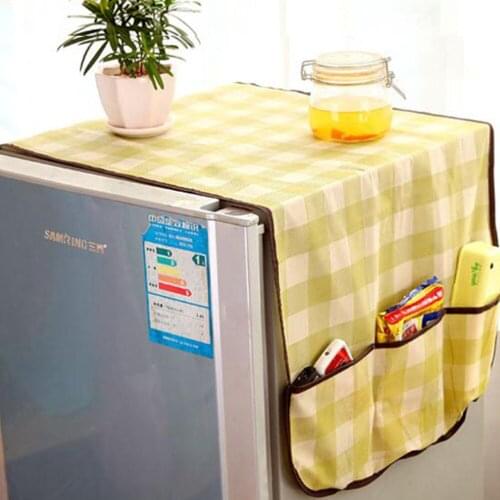Multifunctional Household Refrigerator Dust Cover Cover Towel Anti-fouling Refrigerator Protective Cover Kitchen Supplies