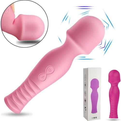 Small powerful silicone vibrator waterproof 10 mode massager clitoris stimulator Rechargeable vibrators for women sex toy