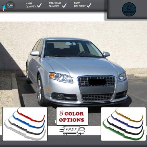 For Audi s4 rs4 b7 a4 front lip universal spoiler lip bumper 3 piece free fast shipping designed full harmony body kit design