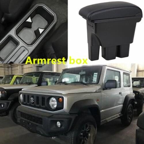 For Suzuki Jimny Armrest Jimny 2020 2019 2018 2017 JB74 Retrofit parts Car Armrest box Storage box car Interior accessories 3USB