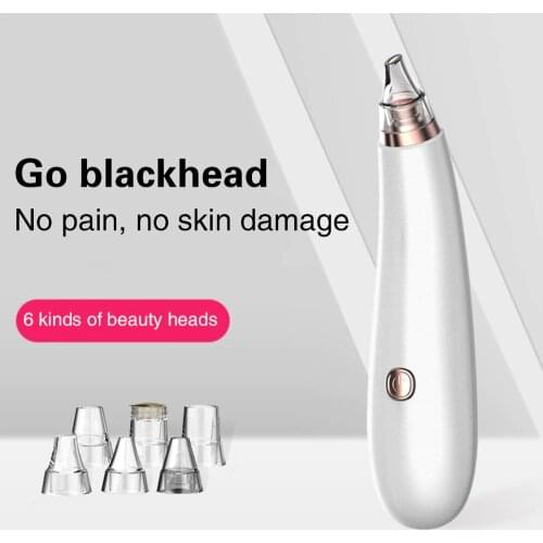 Pore Acne Vacuum Suction Blackhead Remover Black Dot Pimple Remover Tool Face Cleanser Skin Care Microdermabrasion comedon