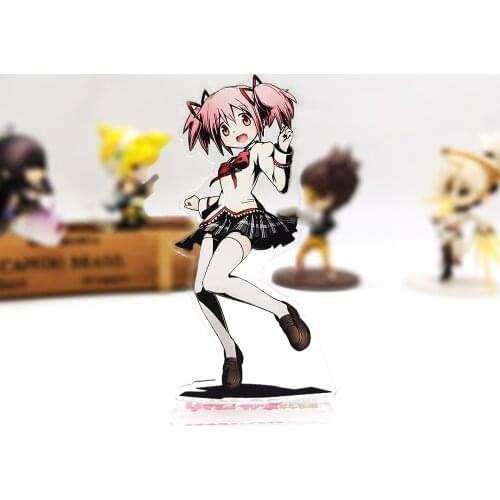Puella Magi Madoka Magica Kaname Madoka HM acrylic stand figure model plate holder cake topper anime toy