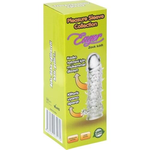 Sexual pleasure sleeve Fangchung Eager Normal penis kılıflarına göre daha esnek ve yumuşak zevk kılıfı