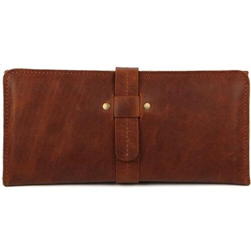 Women Wallet Stylish Genuine Leather Long Wallets Fashion Female Purse Hasp Clutch Money Big Capacity Cards Holder Coin Purse