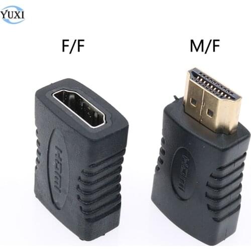 2pcs Female to Female & Male HDMI Connector Extender F/F M/F 1.4 HDMI Cable Cord Extension Adapter Converter 1080P