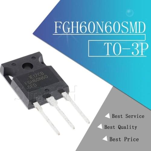 5PCS FGH60N60SMD FGH60N60 600V, 60A Field Stop IGBT TO-3P
