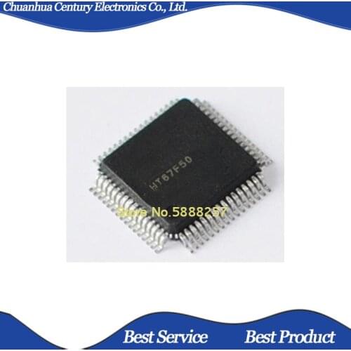 5 pcs/lot HT67F50 LQFP64 Original and New In Stock