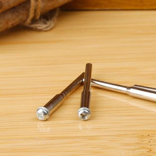 50pcs 3mm Shank Cut-off Wheel Holder Screw Mandrel Compatible with Dremel Rotary Tool