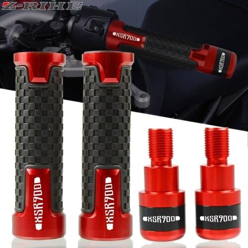 Motorcycle Accessories CNC 7/8" 22MM Handlebar Knobs Anti-Skid Handle Bar Hand Grip Ends Cap Plug For Yamaha XSR900 XSR 900 2016