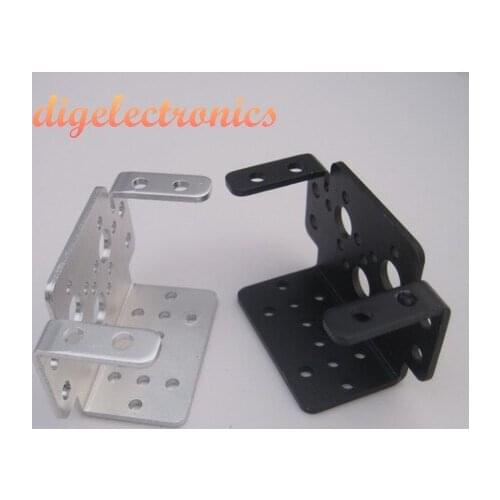 Aluminum Multifunction Servo Bracket for MG995 MG996R Support Robot Steering Gear Bracket Robotic Claw Mechanical Arm Bracket