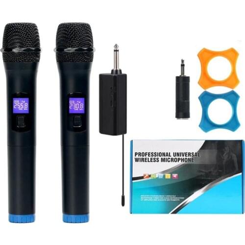 Wireless Microphone Handheld Mic Plug-Play Megaphone With Mini Receiver For Loudspeaker Karaoke KTV Speech