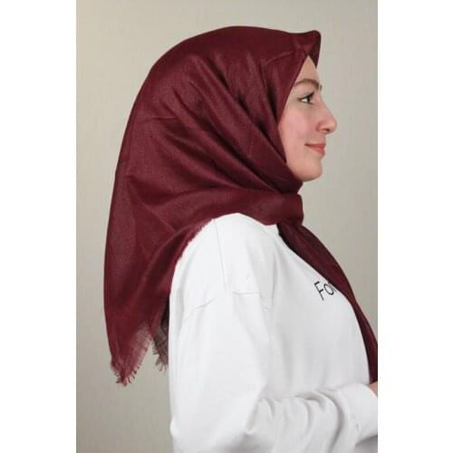 BONJELA SHİNE FLAT SILVERY LINEN SCARF-DESEN-02-RENK-36