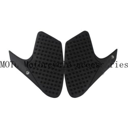 Black Motorcycle Gas Tank Pad Traction Side Pads Gas Fuel Knee Grip Decal Protector For Ducati Monster 696 796 1100 2010-2013