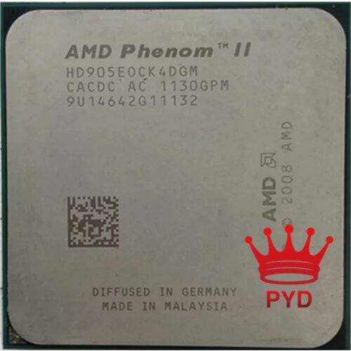 AMD Phenom II X4 905e 905 E 2.5 GHz quad-core CPU Processor HD905EOCK4DGM/HD905EOCK4DGI Socket AM3