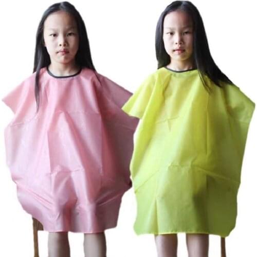 Kid Cartoon Waterproof Nylon Cloth Professional Children Infant Hair Cutting Cape Salon Hairdresser Family Barber Apron
