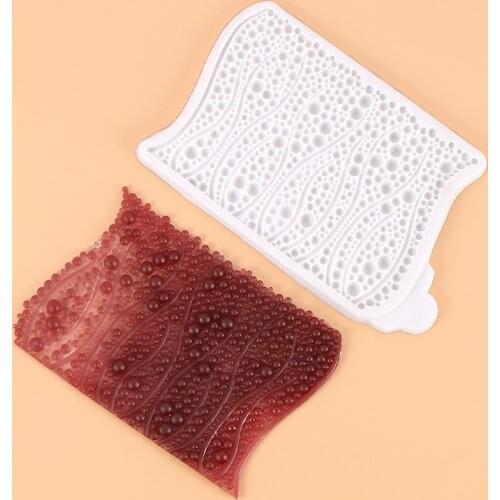 Bubbles & Pearls Mould Fondant Cake Decorating Tools Silicone Molds Sugarcrafts Chocolate Baking Tools for Cakes Gumpaste