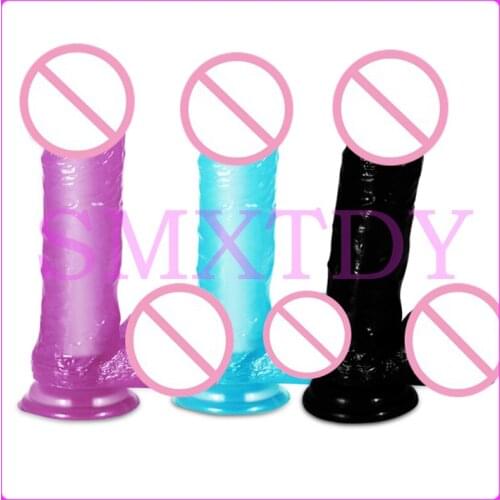 Flexible Soft Jelly Vagina and suction cup Anal Women Gay Lesbian Sex toys,adult sex products,Womens favorite toy