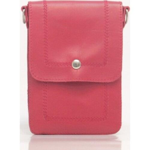 Leather Works- Leather Mobile Phone Bag- Real Genuine Leather and %100 Hand Made