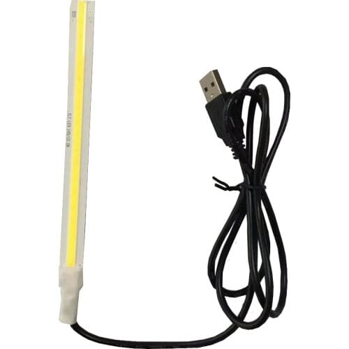 HOT PROMATION 5V cob led linear strip USB light for simple table light CRI80RA