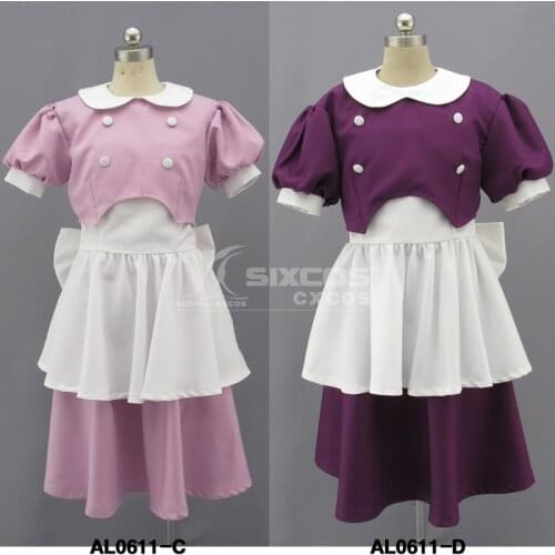 New Arrival Hot Game Role Little Sister Cosplay Costume Female 2 Colors Cute Maid Service Suit Role Play Clothing Custom-Make