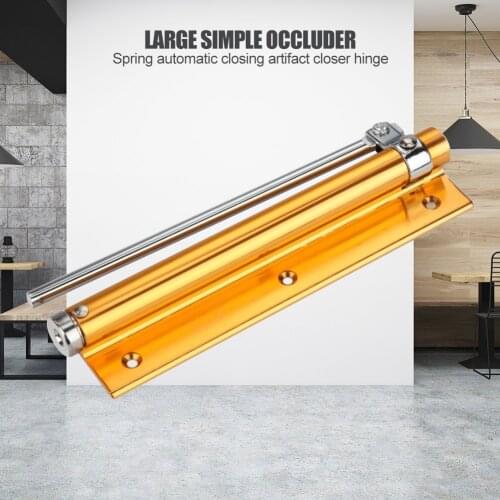 Portable Universal Automatic Mute Door Closer Adjustable Home Hotel Bathroom Spring Buffer Emergency Exit Closing Tool Accessory
