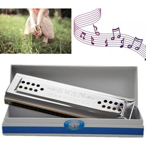 Harmonica Professional 24 Holes Key Of C&G Double Side Tremolo Harmonica Woodwind Instruments