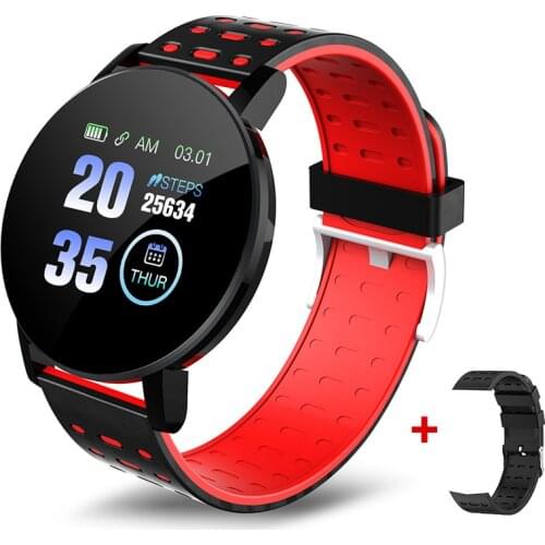 Smart Watch 2020 Men Women Smartwatch Android IOS Blood Heart Rate Monitor Fitness Bracelet Sport Waches 119 plus