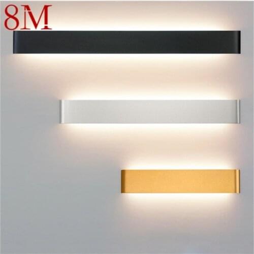 8M Modern Indoor Wall Light Fixture Aluminum Bedside LED Lamp Creative Aisle Staircase Decorative For Home Bedroom Living Ro