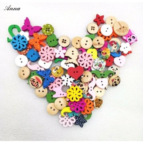 Wedding Decoratio Rich Style 30 Gram Buttons Decorative Cute Sweety Wood Resin Promotion Mixed Sewing Scrapbook DIY Sewing Tools