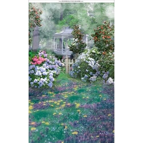 VinylBDS fundo Fresh garden pavilion3D baby photography backdrop background LK 2105