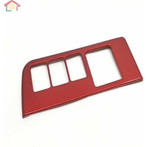 Interior Accessories For Toyota RAV4 2016 2017 2018 Rear View Mirror Adjust Non-slip Switch Cover Trims ABS Chrome