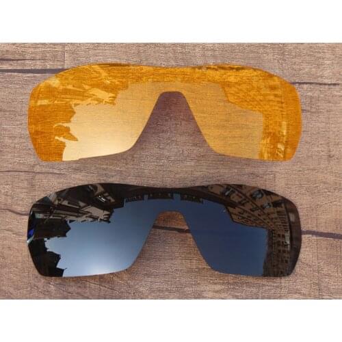 Vonxyz 2 Pieces Stealth Black & Yellow Replacement Lenses for-Oakley Offshoot Frame