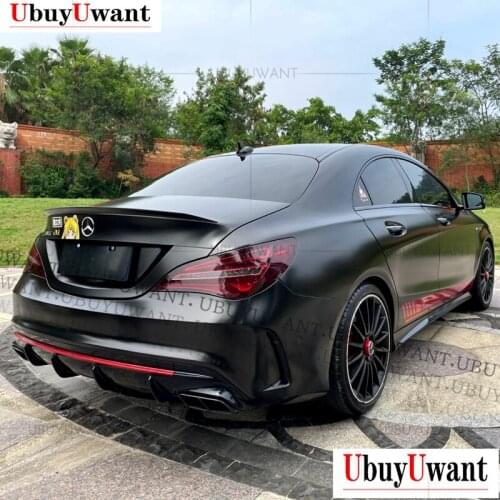 High Quality ABS Material Primer Color Car Tail Wing Decoration For Mercedes Benz W117 CLA200 220 2016-2019 Rear Trunk Spoiler