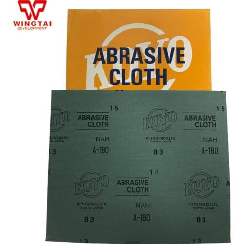 10pcs/lot KOYO SHA Nah Abrasive Cloth A-180,A-600 Sandpaper For Dry Systems