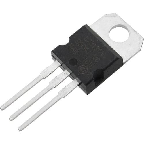 10PCS L7812CV TO-220 L7812 LM7812 7812 Positive-Voltage Regulators
