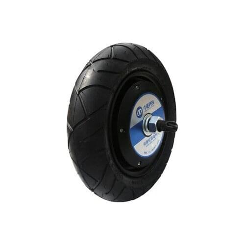 13 inch48V800W200RPM heavy-duty hub servo motor,pneumatic tires,built-in encoder,robot AGV logistics small wheel,driver optional