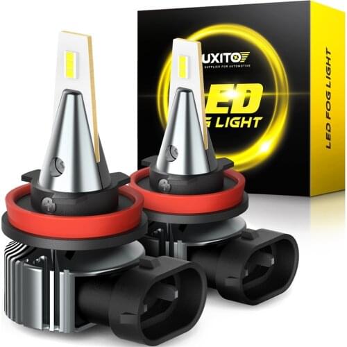 2xCanbus 2000LM H8 H11 Car Bulbs For Toyota Corolla e150 Camry 40 Auris Yaris Avensis t25 e150 LED Fog Lights Bulb Driving Lamp