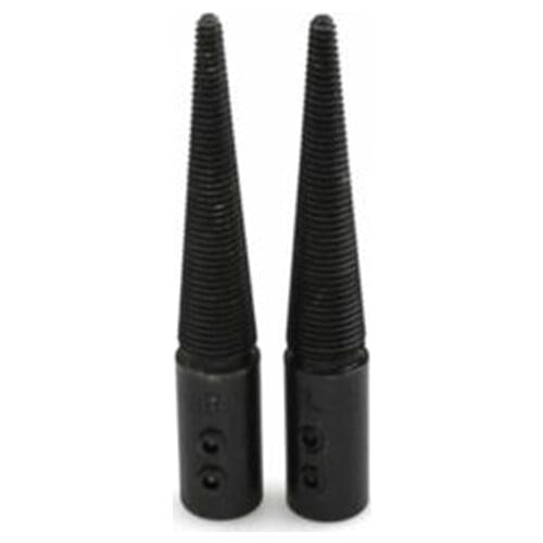 2pcs/set 8mm Polishing Spindle Left Right Pigtail Tapered Nose Buffing Wheels