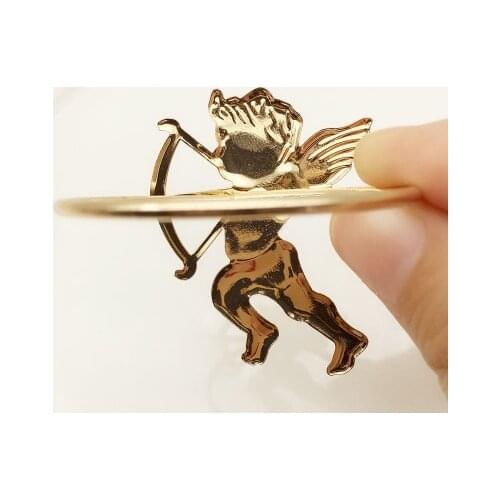 50/PCSHotel Cupid wedding metal napkin buckle napkin ring napkin ring seat towel ring paper towel ring