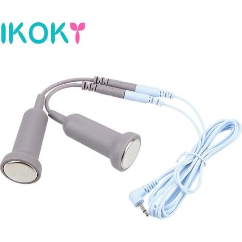 IKOKY Breast Massager Electric Shock Nipple Stimulator Sex Toys for Women Adult Games Sex Products