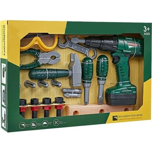 Toys Repair Tools Toys DIY Play House Simulation Electric Maintenance Educational Toy Set for Children and Boys Gifts AS167978