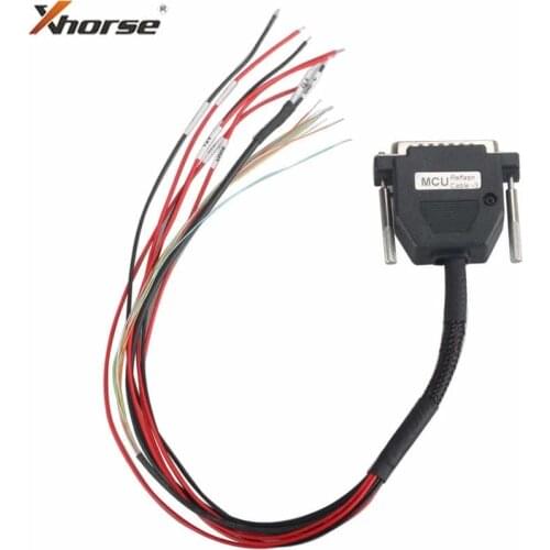 MCU Reflash Cable Read Write MCUs Chips Black Plastic Obd Connector Works Good And Free Shipping