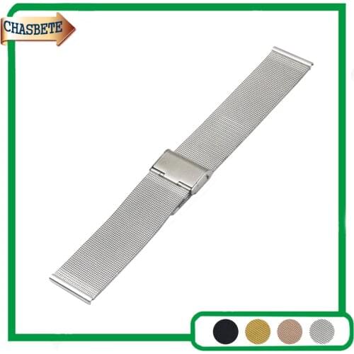 Milanese Stainless Steel Watch Band for Oris Watchband 16mm 18mm 20mm 22mm 24mm Men Women Metal Strap Belt Wrist Loop Bracelet
