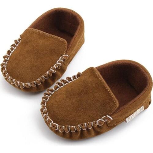 Toddler Baby Shoes Baby Moccasin PU Leather Baby Girls Shoes First Walkers Prewalkers for Kids Crib Baby Boy Shoes