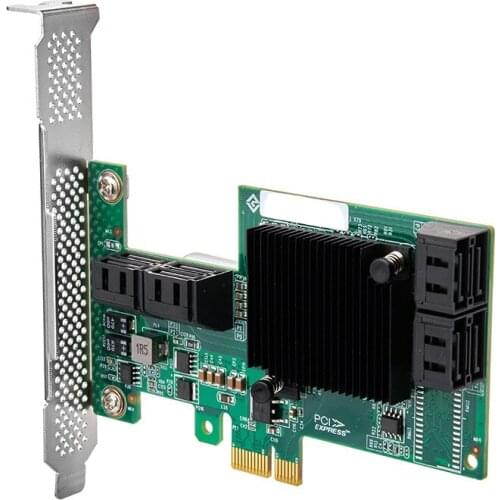 SAS2008 PCI 1 to 8-Port USB SATA 3.0 Expansion Card Serial Hard Drive Adapter Card