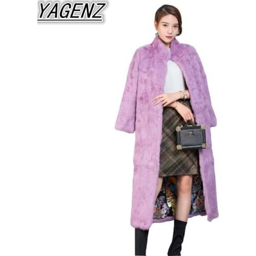Qpipsd Long Fur Coats