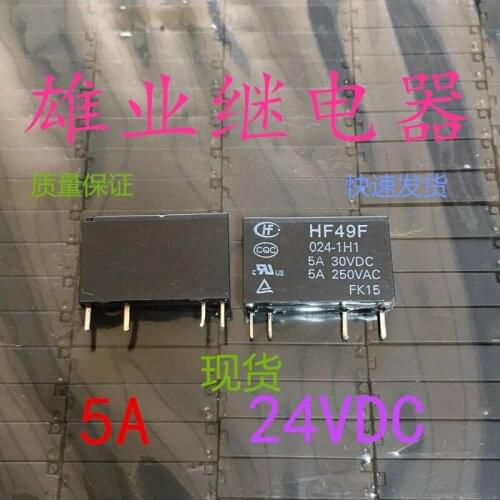 HF49FD 024-1H1 Relay JZC-49F 024-1H1 PA1A-24V